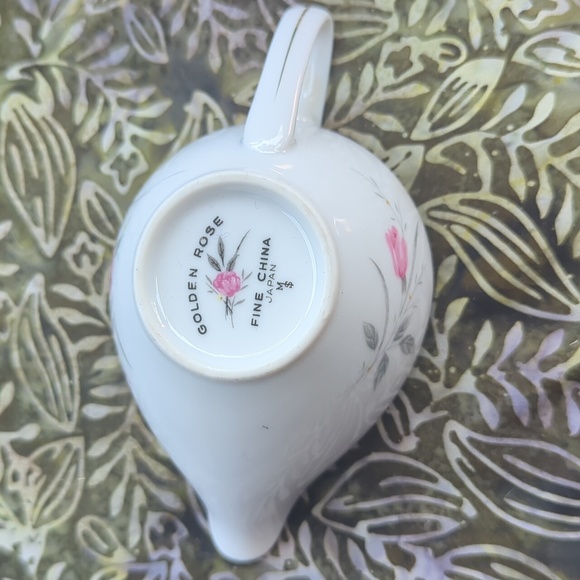 Golden Rose Fine China Japan. Creamer - Picture 2 of 5